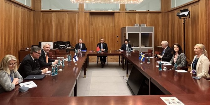 Türkiye, İsveç ve Finlandiya ile NATO üyelik sürecini görüştü