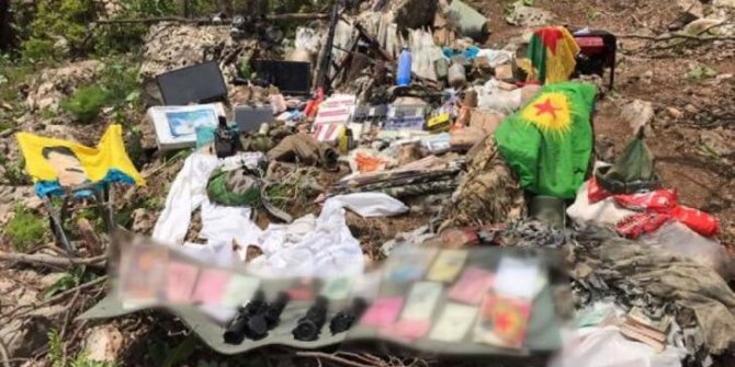 Pençe-Kilit Operasyonunda silah ve mühimmat ele geçirildi