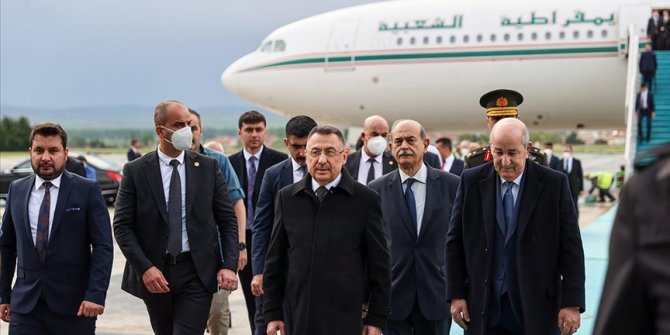 Cezayir Demokratik Halk Cumhuriyeti Cumhurbaşkanı Tebbun, Ankara'da