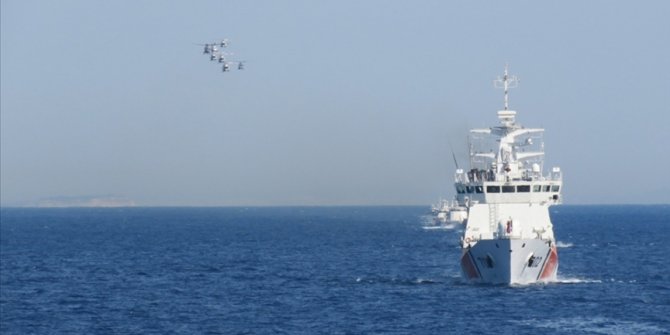 TCG GEDİZ fırkateyni 'Deniz Aslanı-2022 Arama Kurtarma Davet Tatbikatı'na katıldı