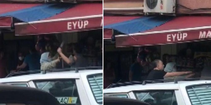 Güngören'de baba oğul kavgası...Oğlunu ekmek bıçağıyla kovaladı
