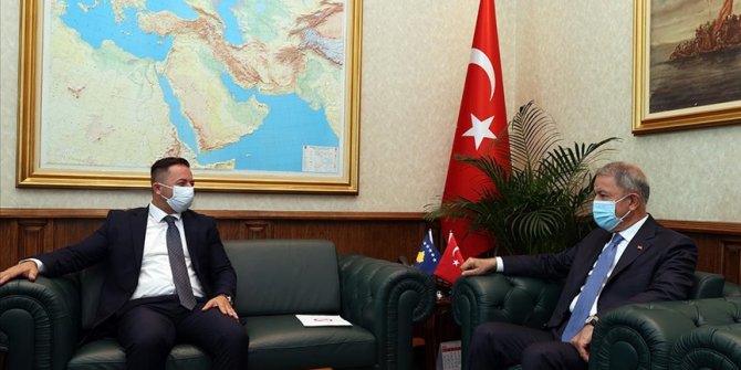Milli Savunma Bakanı Akar, Kosova Savunma Bakanı Mehaj ile görüştü