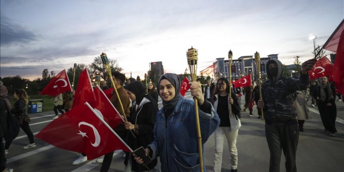 Başkent Millet Bahçesi'nde 19 Mayıs coşkusu yaşandı