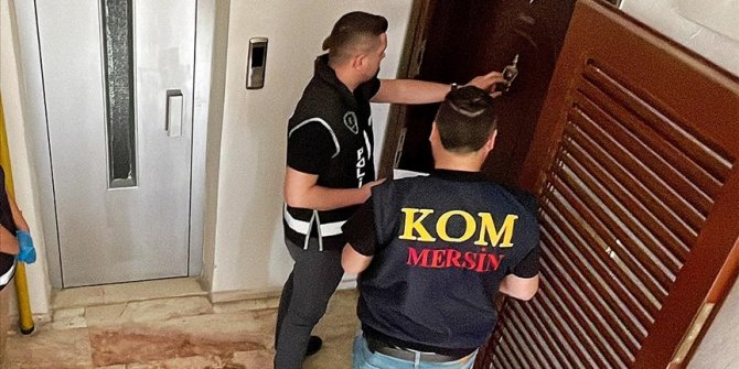 Mersin merkezli 8 ilde organize suç örgütüne yönelik operasyon düzenlendi
