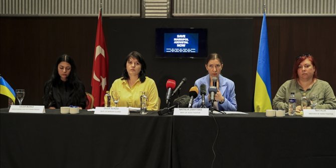 Ukraynalı askerlerin eş ve annelerinden Türkiye'ye teşekkür