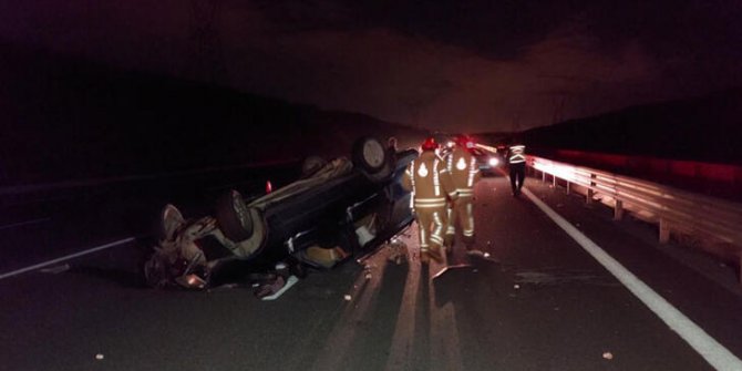 Kuzey Marmara Otoyolu'nda kaza: 2 yaralı