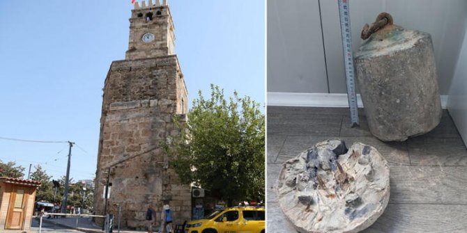 Saat Kulesi'nde betona gömülü tarih çıktı
