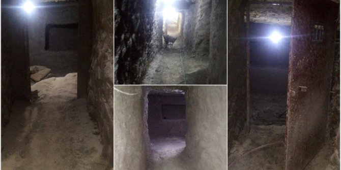 Terör örgütü YPG/PKK kazıdığı tünellerin içine hücreler inşa ediyor
