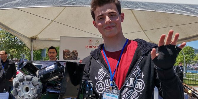 Liseli Muhammet, 1,5 ayda insansız kara aracı üretti