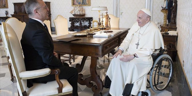 Papa, Cumhurbaşkanı Erdoğan'ın Ukrayna'daki savaşa çözüm bulma çabalarını takdirle karşılıyor