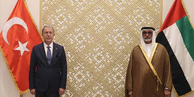 Milli Savunma Bakanı Akar, BAE Savunma Bakanı Al Bowardi ile görüştü