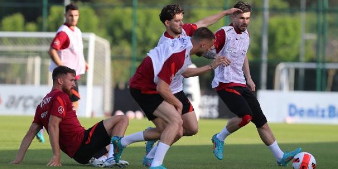 A Milli Futbol Takımı, taktik çalıştı