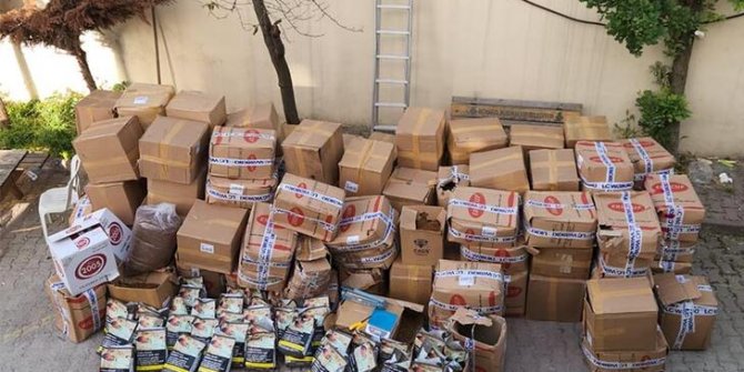 Gaziosmanpaşa'da 2 tona yakın kaçak tütün ele geçirildi