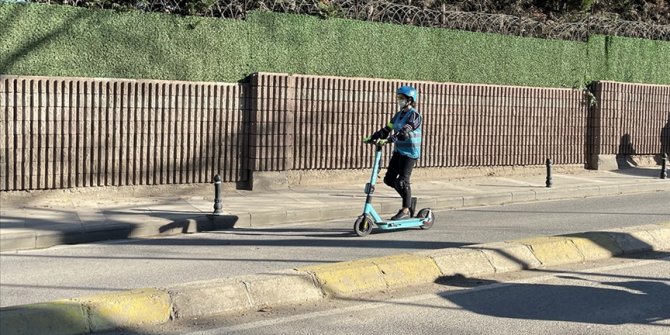 Kurallara uygun kullanılmayan elektrikli scooter, kazaya davetiye çıkarıyor