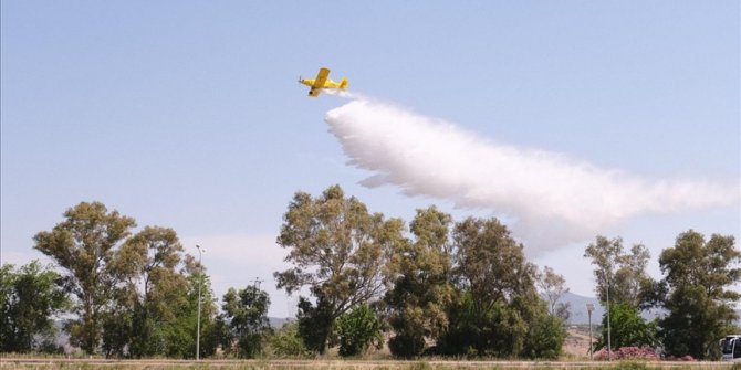İzmir'de 2 yangın söndürme uçağı göreve başladı