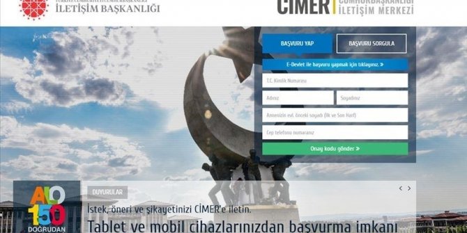 CİMER'in çalışma usul ve esasları Cumhurbaşkanınca çıkarılacak yönetmelikle belirlenecek