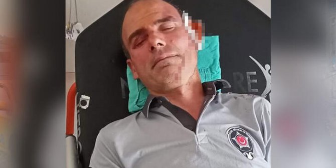 Kendisini uyaran hastane güvenliğini darp etti