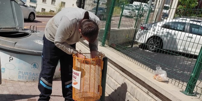 Pursaklar'da ekmek israfına kutulu çözüm