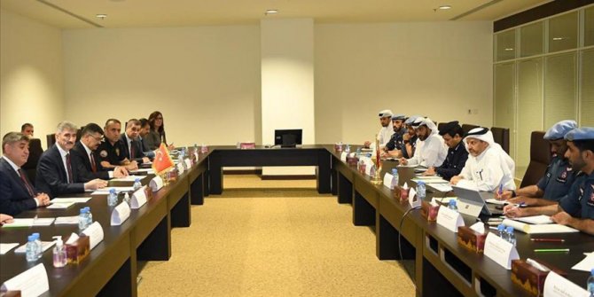 Türk ve Katar heyetleri, Katar 2022 Dünya Kupası güvenliği için Doha'da görüştü