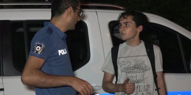 LGS sınavının ardından hava almak için gittiği ormanda mahsur kaldı