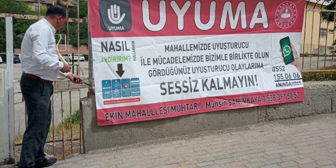 Mamak’ta uyuşturucuya karşı brandalı önlem başlatıldı