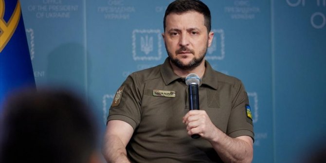 Ukrayna Devlet Başkanı Zelenskiy: 22-25 milyon ton tahıl bloke edilmiş durumda