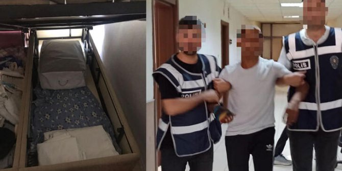 25 yıl hapisle aranıyordu, bazanın içinde yakalandı