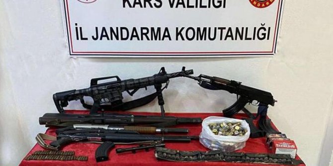 Kars'ta 'ruhsatsız silah' operasyonu