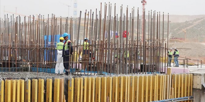 Akkuyu NGS'nin ilk ünitesinde inşaat çalışmaları yüzde 80 tamamlandı