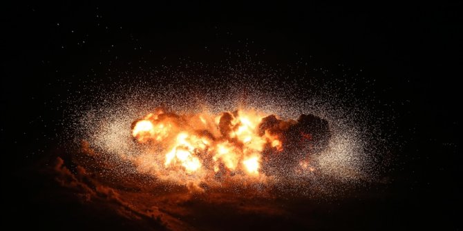 Efes 2022 Tatbikatı gece atışlarında milli silahlar tam isabet kaydetti