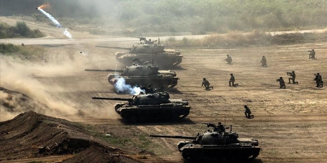 Efes-2022 Birleşik Müşterek Fiili Atışlı Arazi Tatbikatı'nın seçkin gözlemci günü başladı