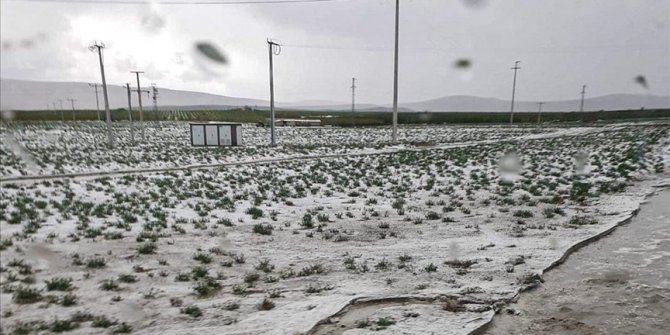 Konya'da etkili olan sağanak ve dolu 60 bin dekar arazide hasara neden oldu