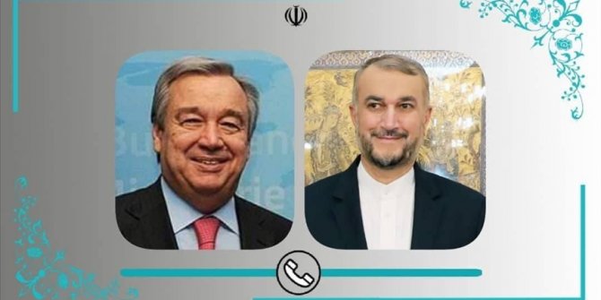 İran Dışişleri Bakanı ile BM Genel Sekreteri 'yaptırımlar ve nükleer müzakereleri' görüştü