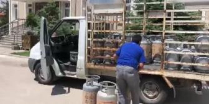Çubuk'ta forklift tüpü çaldıkları iddiasıyla yakalanan 2 şüpheliden 1'i tutuklandı