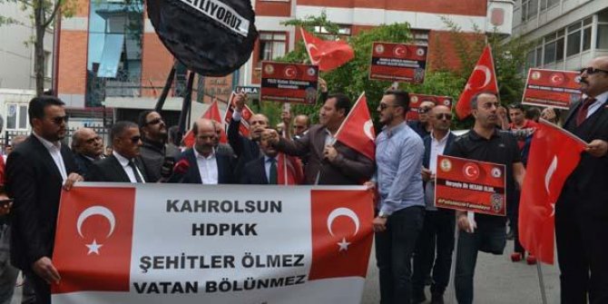 Şehit ailelerinden 'Salihe Aydeniz' protestosu