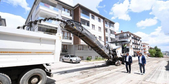 Pursaklar sokaklarında yenileme çalışmalarına hız verildi