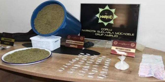 Tekirdağ'da 2 milyon TL değerinde uyuşturucu ele geçirildi