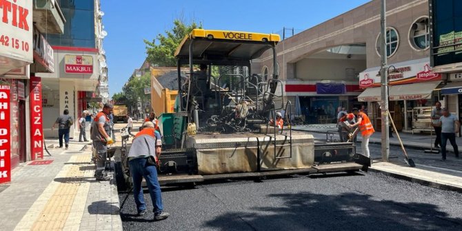 Eti Caddesi’nde asfalt çalışmaları tamamlandı