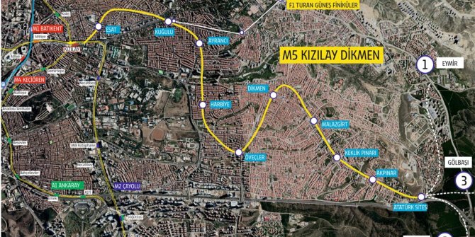 Çayyolu ve Keçiören Metrosu’nun uzatılması projesi ihalelerinin ilk oturumu gerçekleştirdi