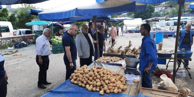 Kınacı ve Babuccu'dan esnafa ziyaret: Hayırlı pazarlar