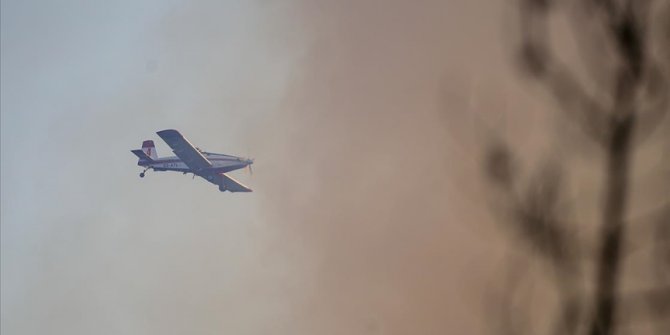 20 helikopter ve 14 uçakla Marmaris'teki yangına müdahale ediliyor