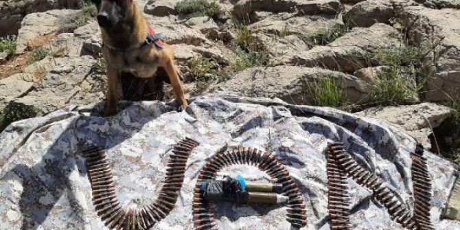 Van'da terör örgütü PKK'nın silah ve mühimmatı ele geçirildi