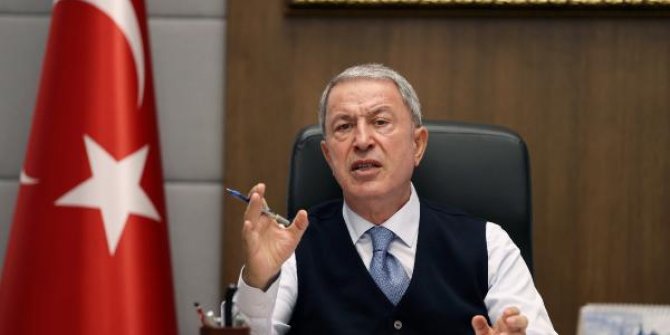 Bakan Akar: Terörle ilişkilerini kesmeden 'evet' dememiz mümkün değil