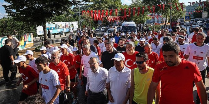 İstanbul'da "Vatan Koşusu" ile 15 Temmuz şehitleri anıldı