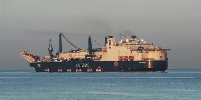 Boruları döşeyecek 'Castorone' yarın Filyos Limanı'na varacak