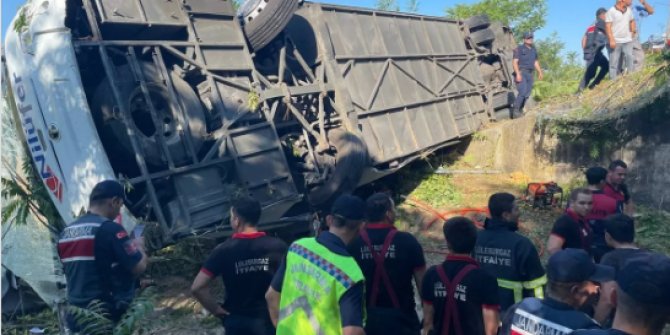Kırklareli'nde feci kaza: Yolcu otobüsünün devrildi, biri çocuk 6 kişi öldü!