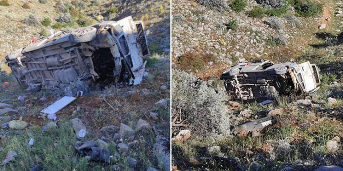 Tarım işçilerini taşıyan minibüs devrildi: 2 ölü, 17 yaralı