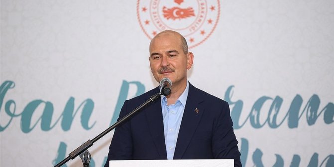 İçişleri Bakanı Süleyman Soylu, göçmenlerle bayramlaşma töreninde konuştu