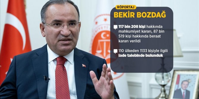 Bakan Bozdağ FETÖ ile mücadeleyi anlattı