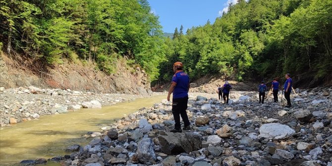 Kastamonu'daki selde kaybolan genci arama çalışmaları 16'ncı gününde sürüyor